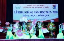 Trường Đại học Khoa học Tự nhiên khai giảng năm học mới 2017 - 2018